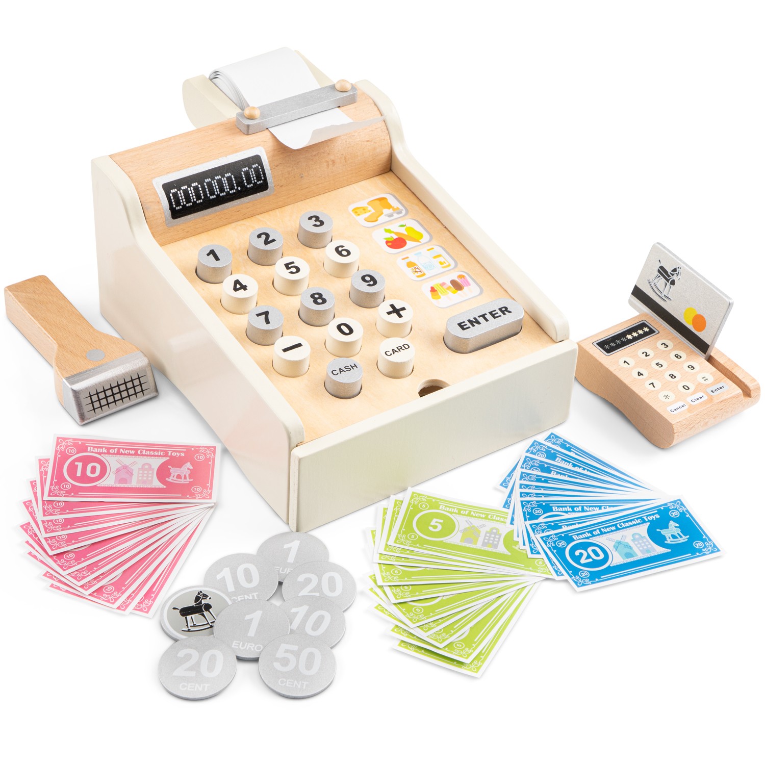 Cash register white New Classic Toys